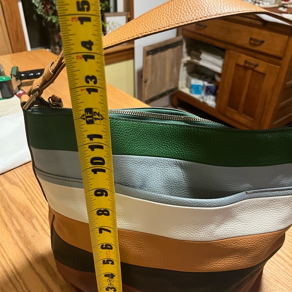Fossil Multicolor Striped Hobo Bag - Picture 8 of 12